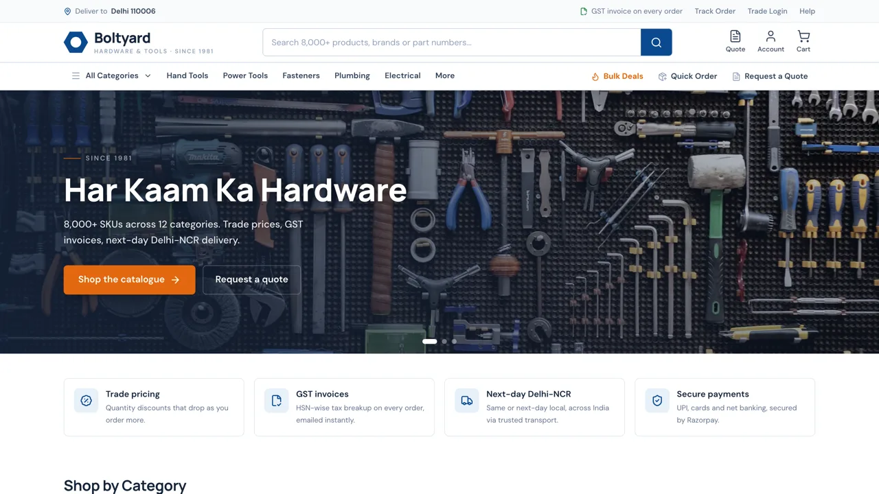 E-commerce Store website